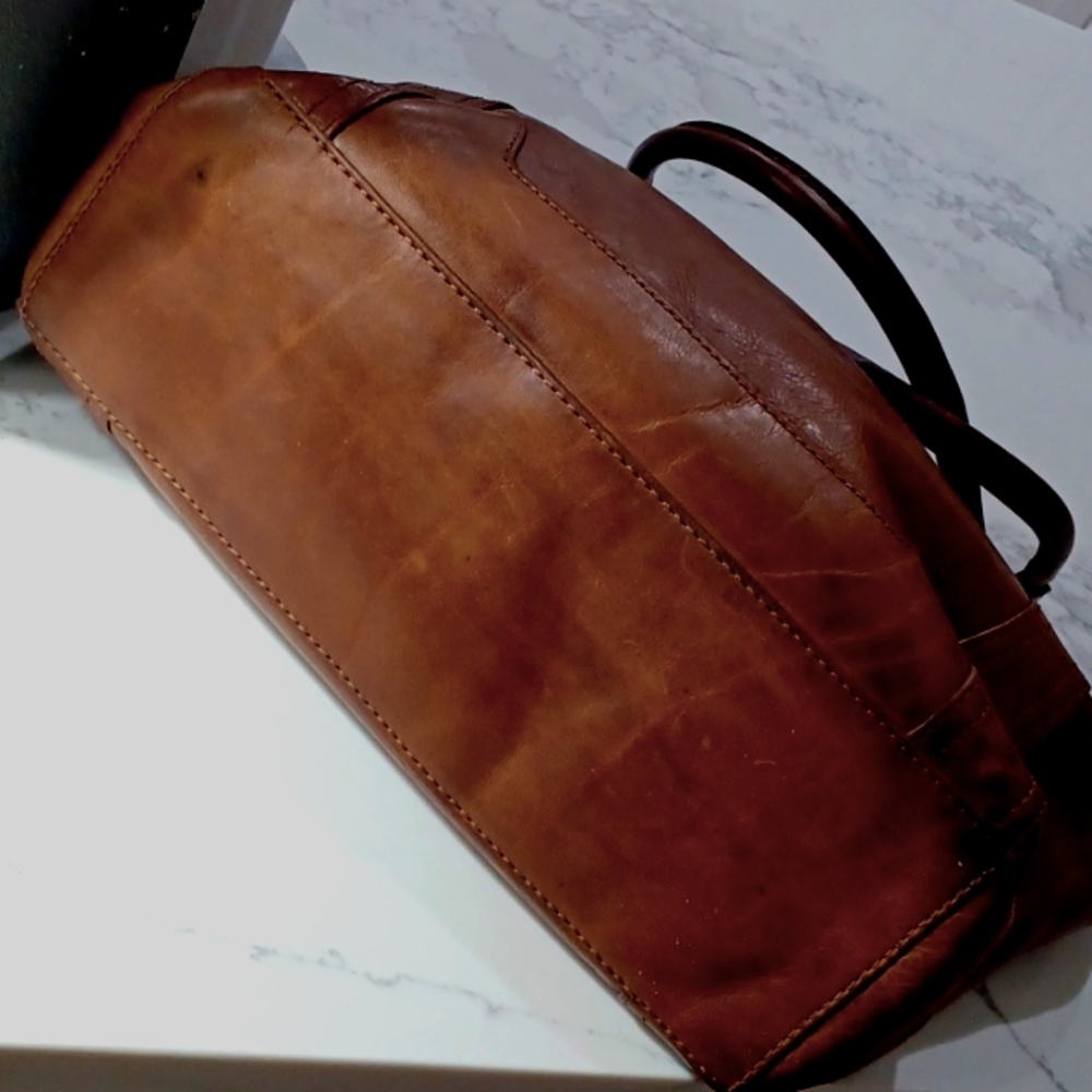 Frye Large Slouchy 15in Melissa Satchel Bag - Picture 15 of 17